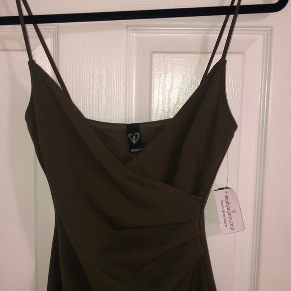 Fashion Nova Olive Green Dress - Picture 4 of 6